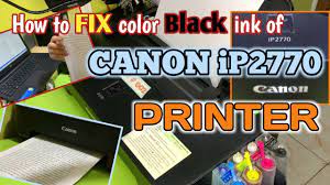 How to Fix Printer Color Problems Canon IP2770 ?