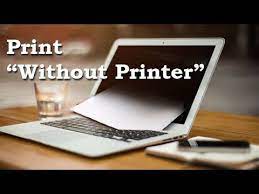 How to Print Without a Printer?