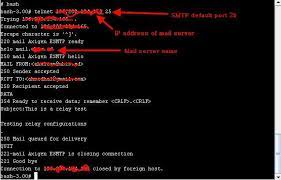 How to check SMTP command?