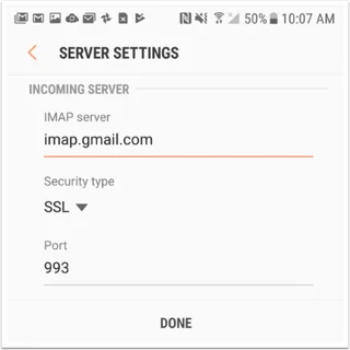 How do I find my IMAP server?