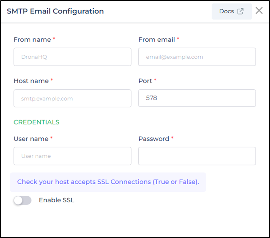 What is email configuration?