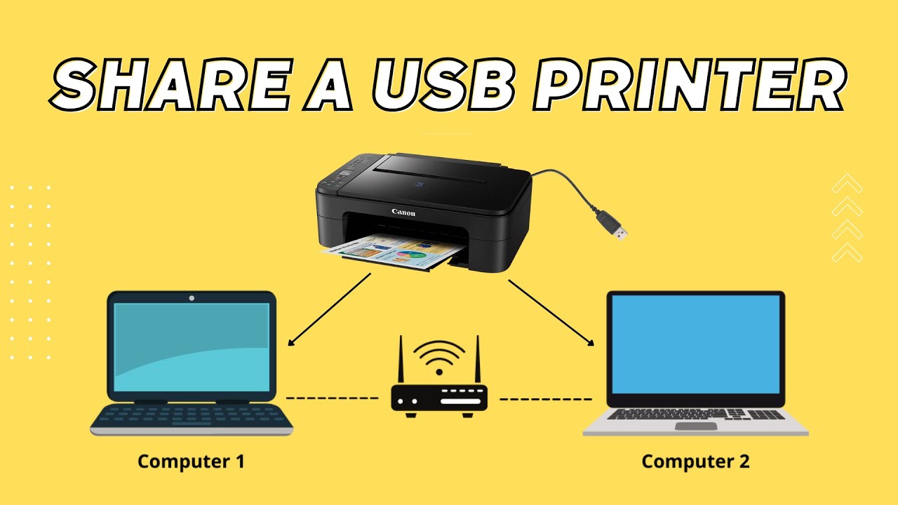 How to Share a USB Printer Between Two Computers?