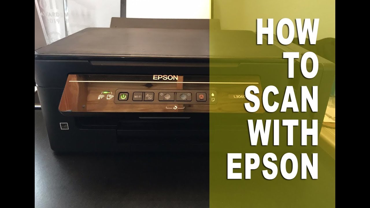 How to scan from printer to computer Epson?
