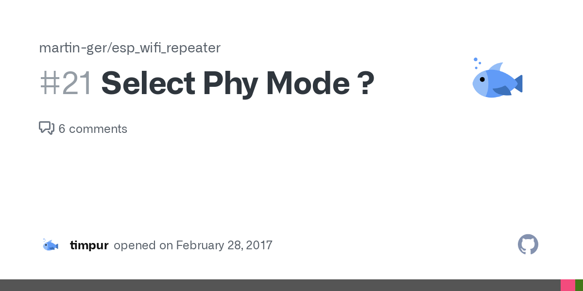 What is PHY mode?