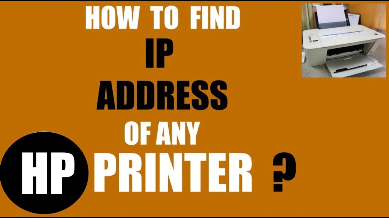 How to Find Your HP Wireless Printer's IP Address?
